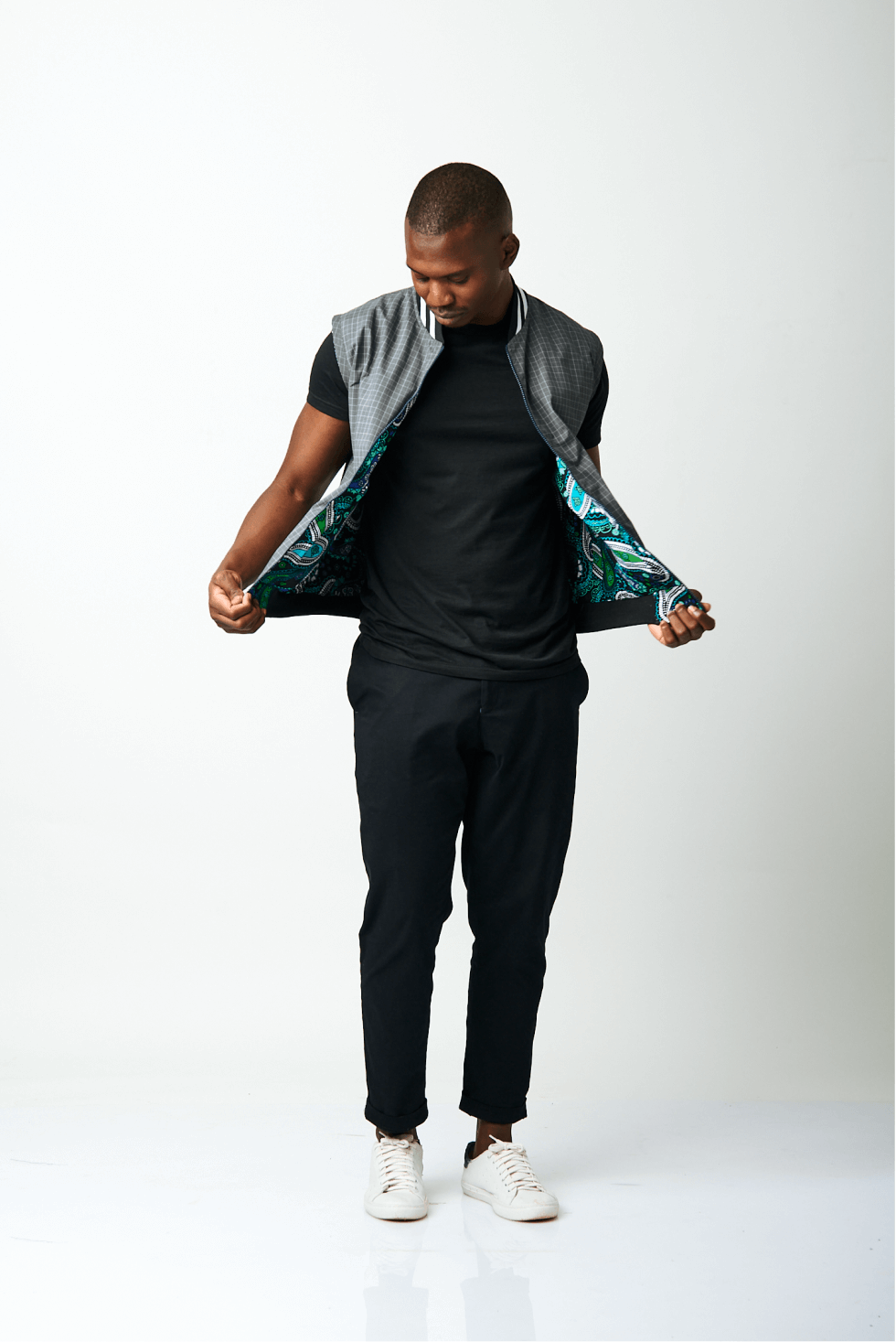 Double sided 2025 half jacket