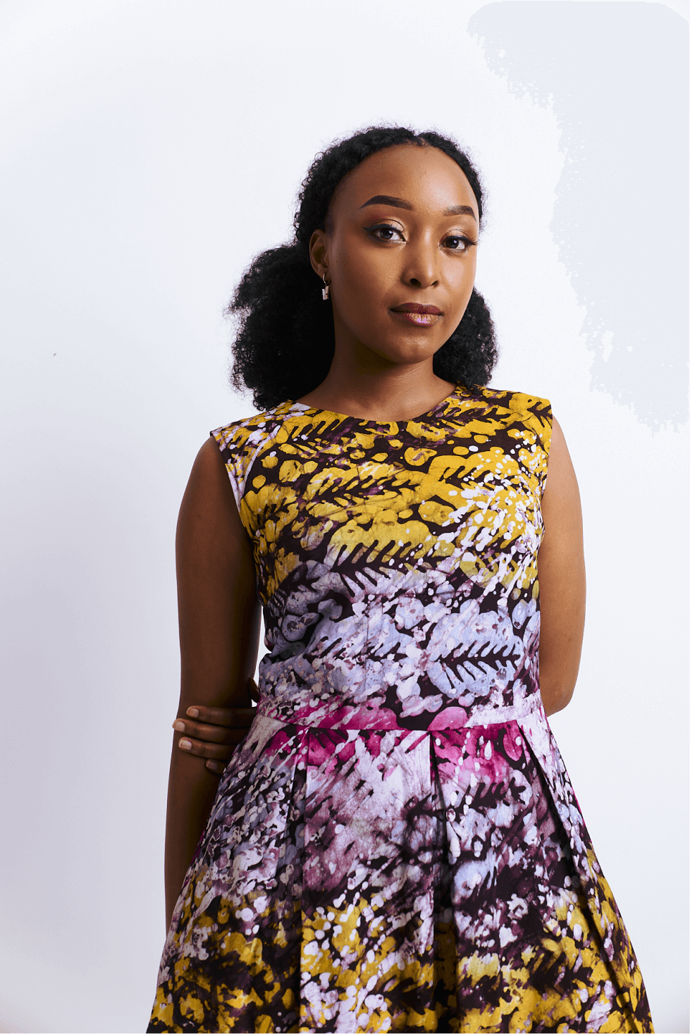 Shop Wendo Multicoloured Print Skater by The Fashion Frenzy on Arrai. Discover stylish, affordable clothing, jewelry, handbags and unique handmade pieces from top Kenyan & African fashion brands prioritising sustainability and quality craftsmanship.
