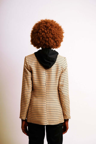 Shop Checked Plaid Blazer by The Fashion Frenzy on Arrai. Discover stylish, affordable clothing, jewelry, handbags and unique handmade pieces from top Kenyan & African fashion brands prioritising sustainability and quality craftsmanship.