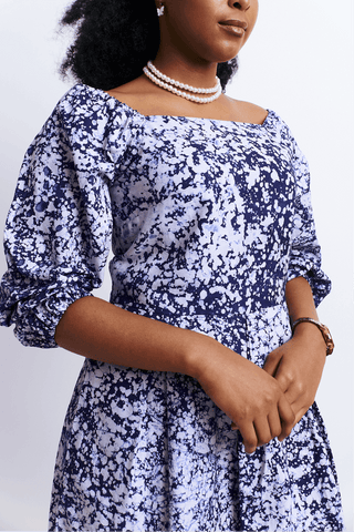 Shop Kenio Puff Sleeves Printed Skater by The Fashion Frenzy on Arrai. Discover stylish, affordable clothing, jewelry, handbags and unique handmade pieces from top Kenyan & African fashion brands prioritising sustainability and quality craftsmanship.