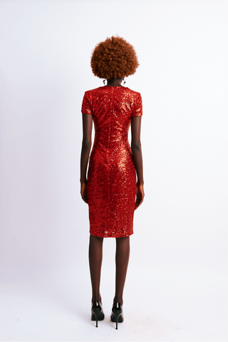 Shop Sequined Cocktail Bodycon Dress by The Fashion Frenzy on Arrai. Discover stylish, affordable clothing, jewelry, handbags and unique handmade pieces from top Kenyan & African fashion brands prioritising sustainability and quality craftsmanship.