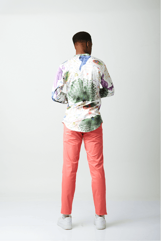 Shop Peacock Shirt by Genteel on Arrai. Discover stylish, affordable clothing, jewelry, handbags and unique handmade pieces from top Kenyan & African fashion brands prioritising sustainability and quality craftsmanship.
