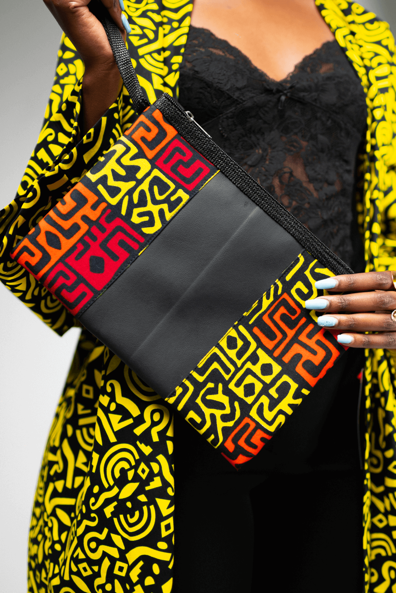 Shop Turquoise Clutch Bag by ELISKIS on Arrai. Discover stylish, affordable clothing, jewelry, handbags and unique handmade pieces from top Kenyan & African fashion brands prioritising sustainability and quality craftsmanship.