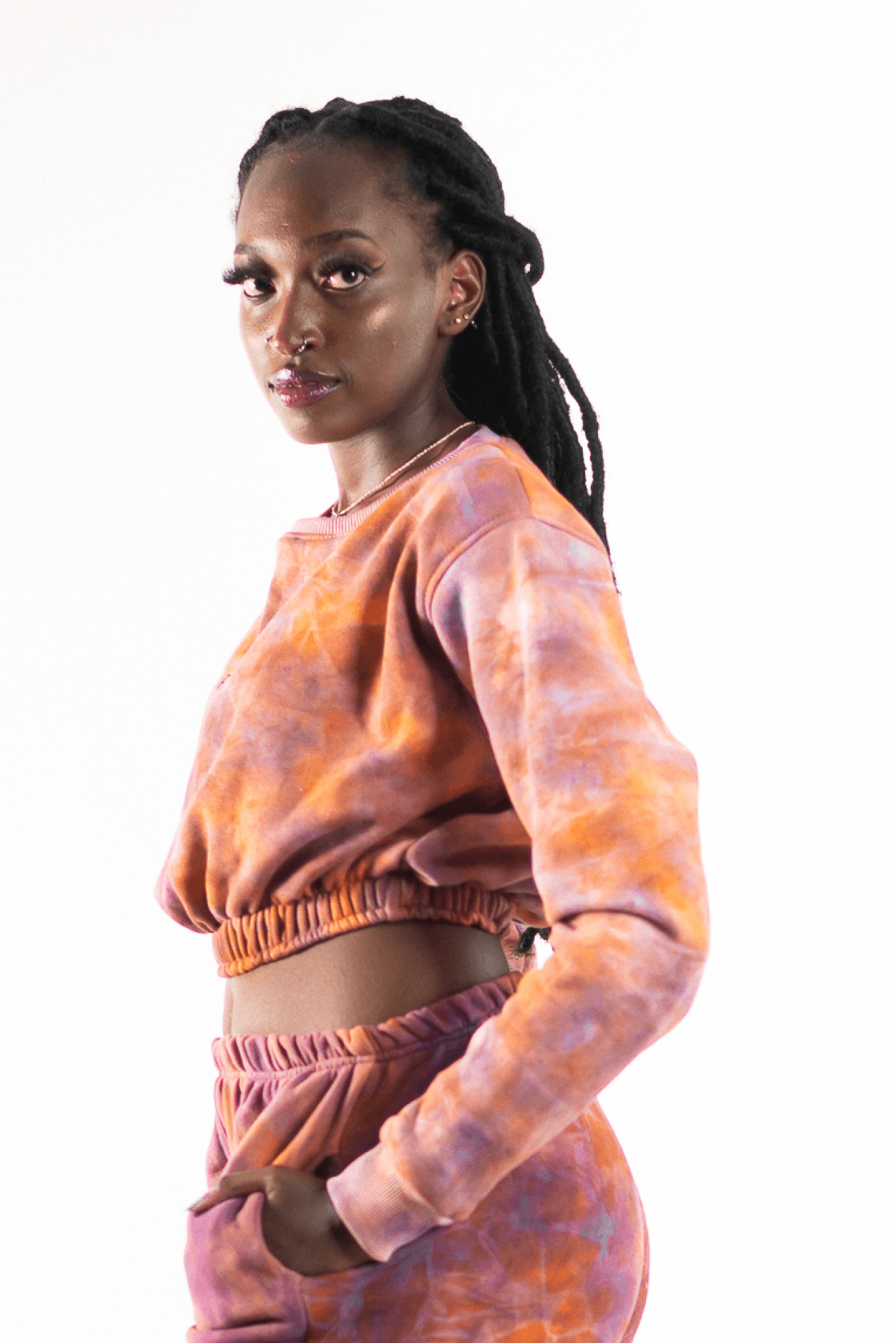 Shop Upeo Crop Top (Orange & Purple Blend) by Regalia Apparel on Arrai. Discover stylish, affordable clothing, jewelry, handbags and unique handmade pieces from top Kenyan & African fashion brands prioritising sustainability and quality craftsmanship.