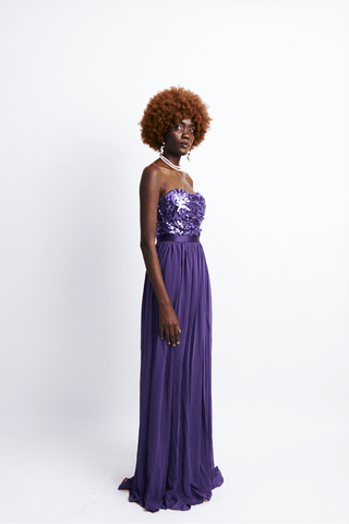 Shop Embellished Evening Dress by The Fashion Frenzy on Arrai. Discover stylish, affordable clothing, jewelry, handbags and unique handmade pieces from top Kenyan & African fashion brands prioritising sustainability and quality craftsmanship.