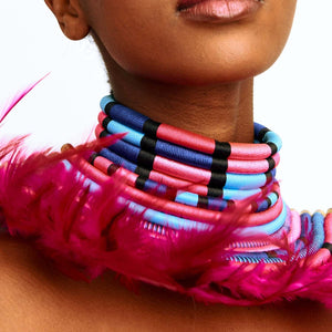 Shop Furaha Neckpiece by Epica Jewellery on Arrai. Discover stylish, affordable clothing, jewelry, handbags and unique handmade pieces from top Kenyan & African fashion brands prioritising sustainability and quality craftsmanship.