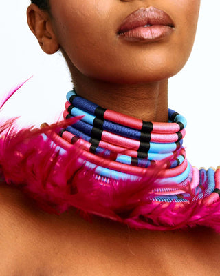 Shop Furaha Neckpiece by Epica Jewellery on Arrai. Discover stylish, affordable clothing, jewelry, handbags and unique handmade pieces from top Kenyan & African fashion brands prioritising sustainability and quality craftsmanship.