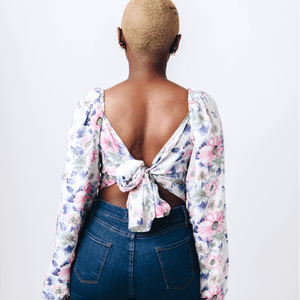 Shop Rosa Floral Print Top by Cyami Custom Fit on Arrai. Discover stylish, affordable clothing, jewelry, handbags and unique handmade pieces from top Kenyan & African fashion brands prioritising sustainability and quality craftsmanship.
