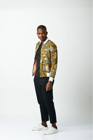 Shop Coral Double Sided Bomber Suit Jacket by Genteel on Arrai. Discover stylish, affordable clothing, jewelry, handbags and unique handmade pieces from top Kenyan & African fashion brands prioritising sustainability and quality craftsmanship.