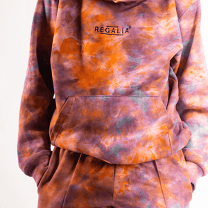 Shop Set of 2: Upeo Hoodie and Cargo Pants (Orange & Purple Blend) by Regalia Apparel on Arrai. Discover stylish, affordable clothing, jewelry, handbags and unique handmade pieces from top Kenyan & African fashion brands prioritising sustainability and qu