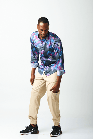 Shop Cargo Pants by Genteel on Arrai. Discover stylish, affordable clothing, jewelry, handbags and unique handmade pieces from top Kenyan & African fashion brands prioritising sustainability and quality craftsmanship.