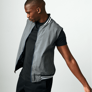 Shop Double Sided Half Bomber Jacket by Genteel on Arrai. Discover stylish, affordable clothing, jewelry, handbags and unique handmade pieces from top Kenyan & African fashion brands prioritising sustainability and quality craftsmanship.