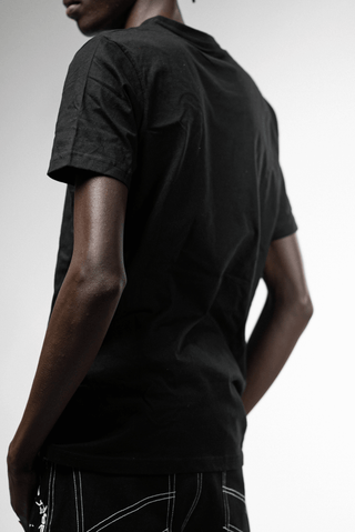 Shop JC Full Circle Black Printed T-Shirt by Nairobi Apparel District on Arrai. Discover stylish, affordable clothing, jewelry, handbags and unique handmade pieces from top Kenyan & African fashion brands prioritising sustainability and quality craftsmans