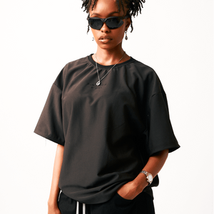 Shop Textured Boxy Tshirt by Metamorphisized on Arrai. Discover stylish, affordable clothing, jewelry, handbags and unique handmade pieces from top Kenyan & African fashion brands prioritising sustainability and quality craftsmanship.