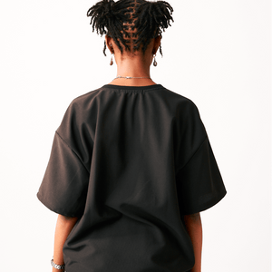 Shop Textured Boxy Tshirt by Metamorphisized on Arrai. Discover stylish, affordable clothing, jewelry, handbags and unique handmade pieces from top Kenyan & African fashion brands prioritising sustainability and quality craftsmanship.