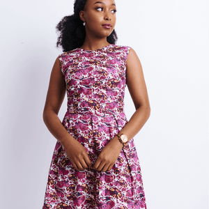 Shop Wendo Printed Floral Skater by The Fashion Frenzy on Arrai. Discover stylish, affordable clothing, jewelry, handbags and unique handmade pieces from top Kenyan & African fashion brands prioritising sustainability and quality craftsmanship.