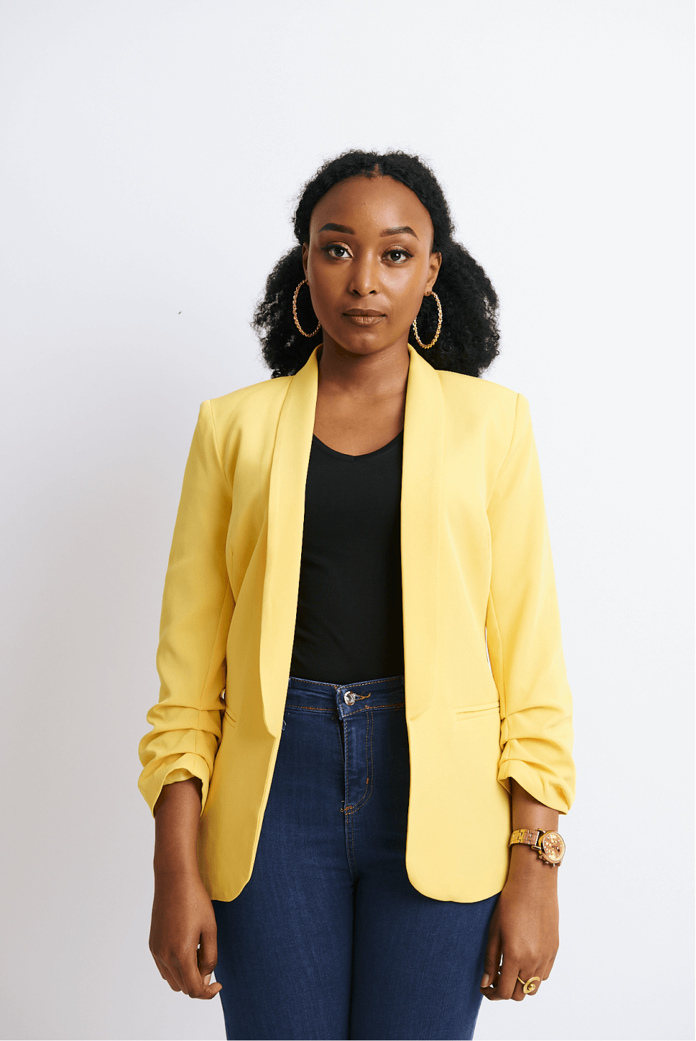 Shop Ruched Sleeved Blazer by The Fashion Frenzy on Arrai. Discover stylish, affordable clothing, jewelry, handbags and unique handmade pieces from top Kenyan & African fashion brands prioritising sustainability and quality craftsmanship.