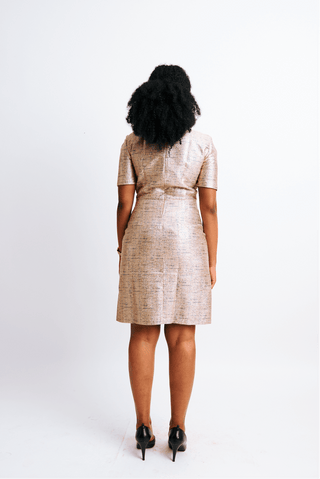 Shop Jacquard Pencil Dress by The Fashion Frenzy on Arrai. Discover stylish, affordable clothing, jewelry, handbags and unique handmade pieces from top Kenyan & African fashion brands prioritising sustainability and quality craftsmanship.