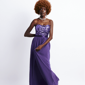 Shop Embellished Evening Dress by The Fashion Frenzy on Arrai. Discover stylish, affordable clothing, jewelry, handbags and unique handmade pieces from top Kenyan & African fashion brands prioritising sustainability and quality craftsmanship.