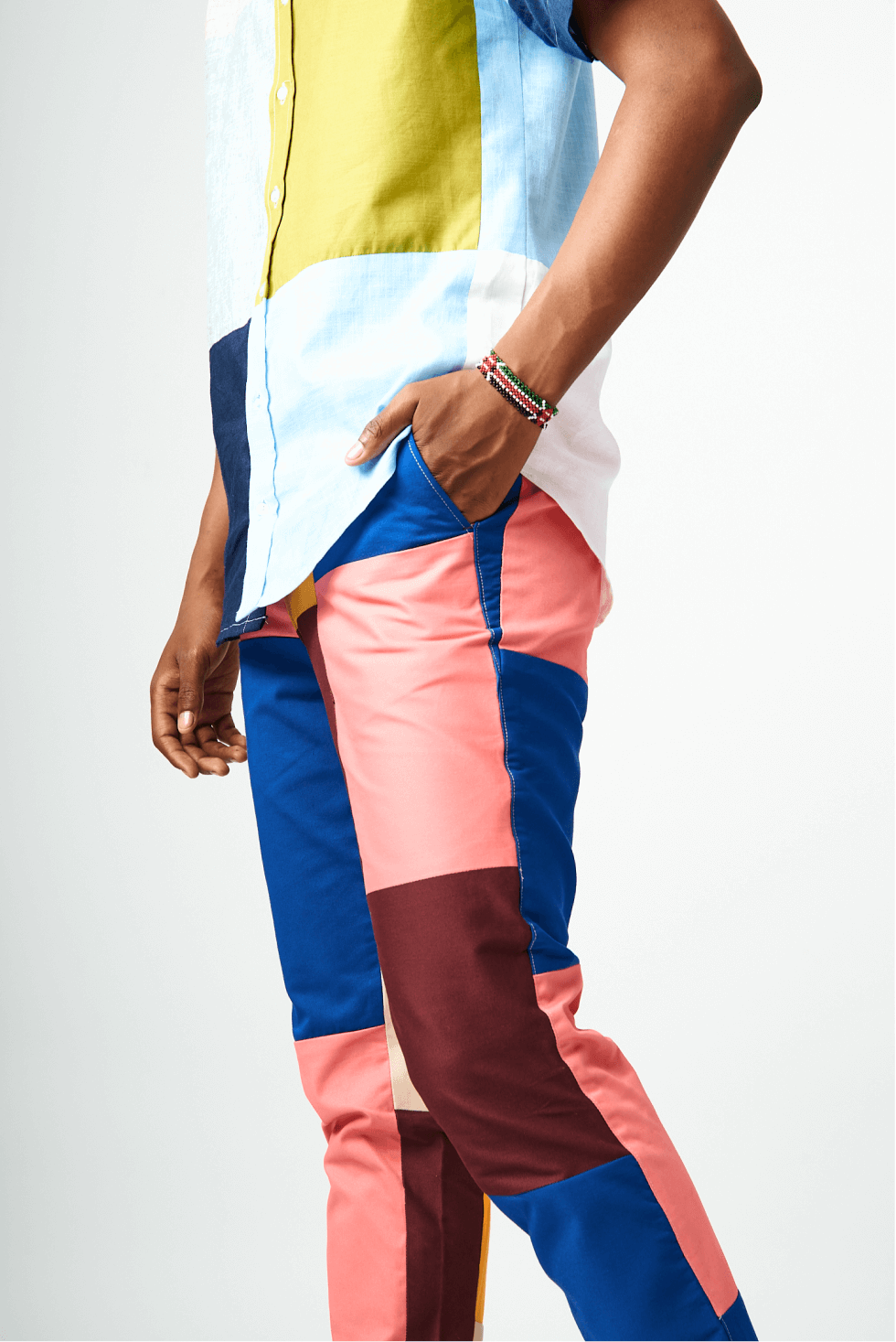 Shop Off Cut Khaki Pants by Genteel on Arrai