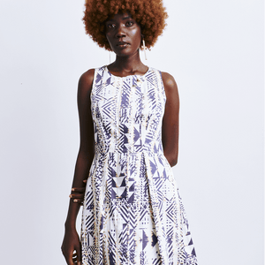 Shop Aztec Printed Skater Dress by The Fashion Frenzy on Arrai. Discover stylish, affordable clothing, jewelry, handbags and unique handmade pieces from top Kenyan & African fashion brands prioritising sustainability and quality craftsmanship.