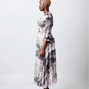 Shop Tie Dye Effect Wrap Dress by The Fashion Frenzy on Arrai. Discover stylish, affordable clothing, jewelry, handbags and unique handmade pieces from top Kenyan & African fashion brands prioritising sustainability and quality craftsmanship.
