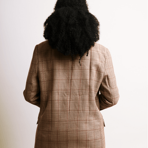 Shop Checked Double Breasted Blazer by The Fashion Frenzy on Arrai. Discover stylish, affordable clothing, jewelry, handbags and unique handmade pieces from top Kenyan & African fashion brands prioritising sustainability and quality craftsmanship.