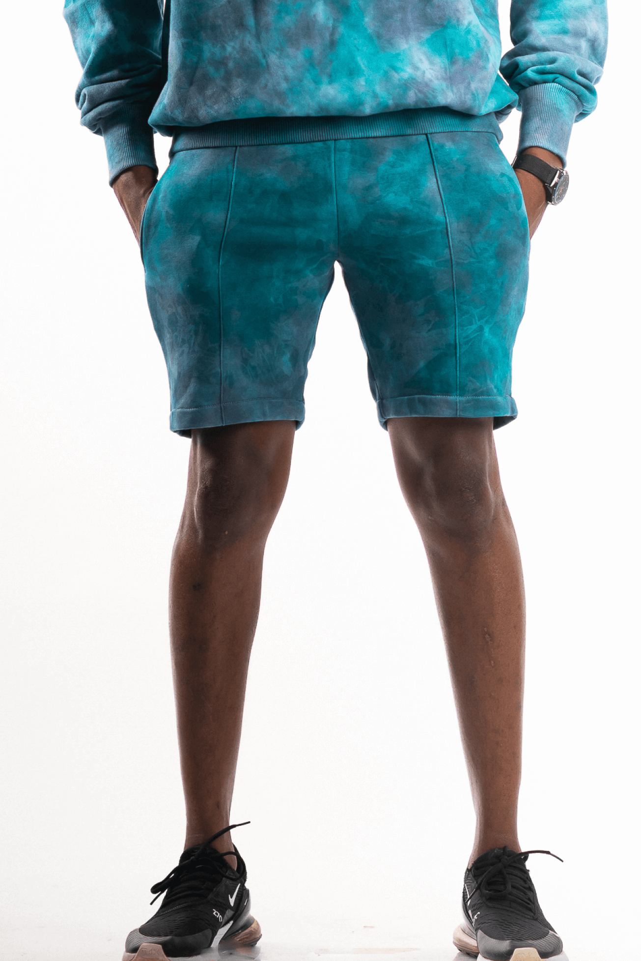 Shop Upeo Shorts (Green & Black Blend) by Regalia Apparel on Arrai. Discover stylish, affordable clothing, jewelry, handbags and unique handmade pieces from top Kenyan & African fashion brands prioritising sustainability and quality craftsmanship.