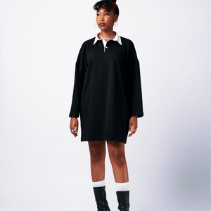 Shop Scrum Shirt Dress by At Odds on Arrai. Discover stylish, affordable clothing, jewelry, handbags and unique handmade pieces from top Kenyan & African fashion brands prioritising sustainability and quality craftsmanship.