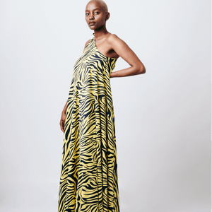 Tiger print 2025 maxi dress