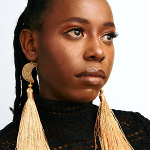 Shop Mwezi Earrings by Epica Jewellery on Arrai. Discover stylish, affordable clothing, jewelry, handbags and unique handmade pieces from top Kenyan & African fashion brands prioritising sustainability and quality craftsmanship.