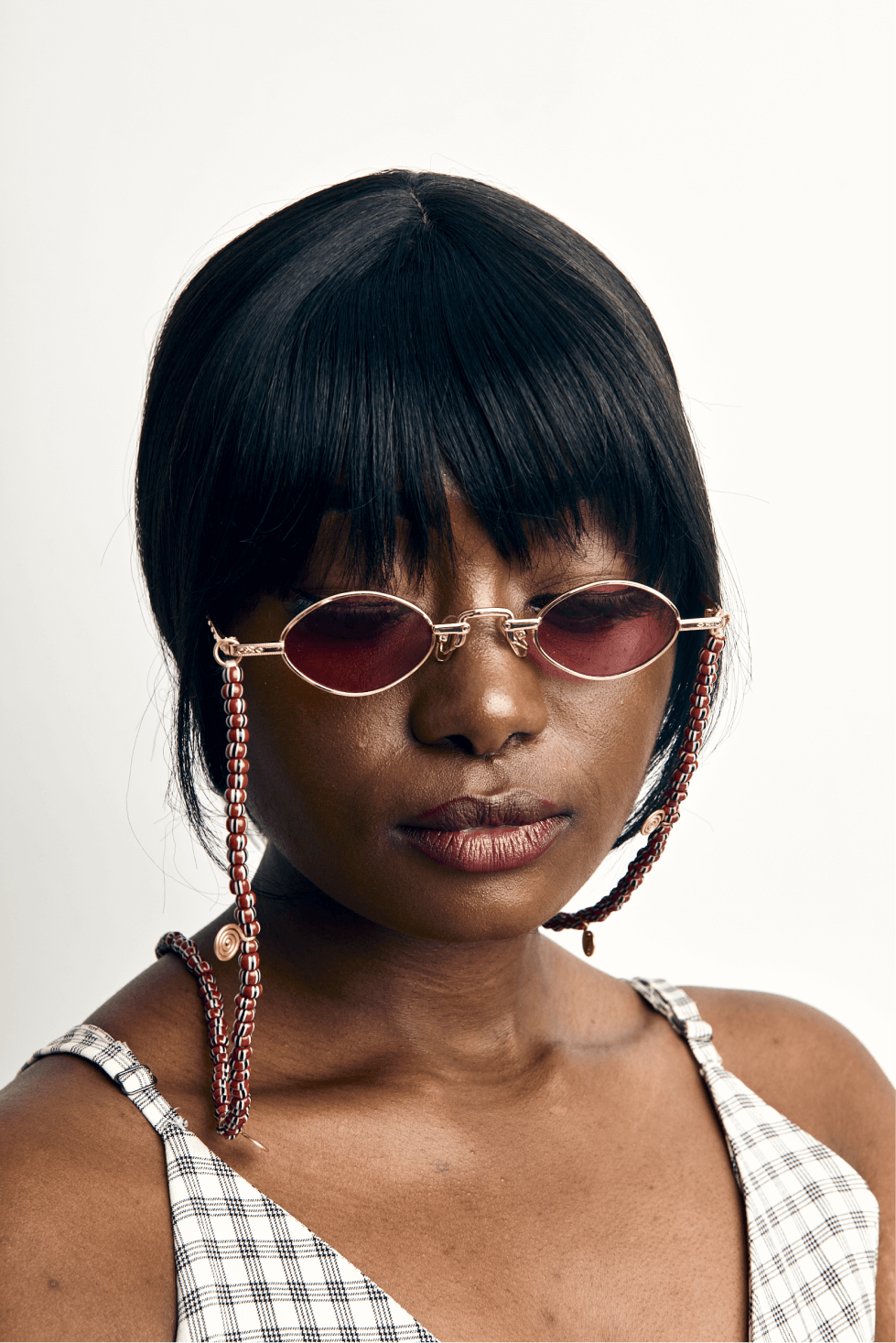 Shop The Marie Sunglasses Cord by Soluna Collections on Arrai. Discover stylish, affordable clothing, jewelry, handbags and unique handmade pieces from top Kenyan & African fashion brands prioritising sustainability and quality craftsmanship.