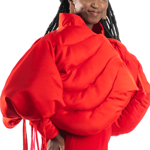 Shop Quilted Puffer Jacket by Eva Wambutu on Arrai. Discover stylish, affordable clothing, jewelry, handbags and unique handmade pieces from top Kenyan & African fashion brands prioritising sustainability and quality craftsmanship.
