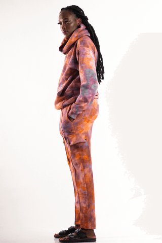 Shop Set of 2: Upeo Hoodie and Cargo Pants (Orange & Purple Blend) by Regalia Apparel on Arrai. Discover stylish, affordable clothing, jewelry, handbags and unique handmade pieces from top Kenyan & African fashion brands prioritising sustainability and qu