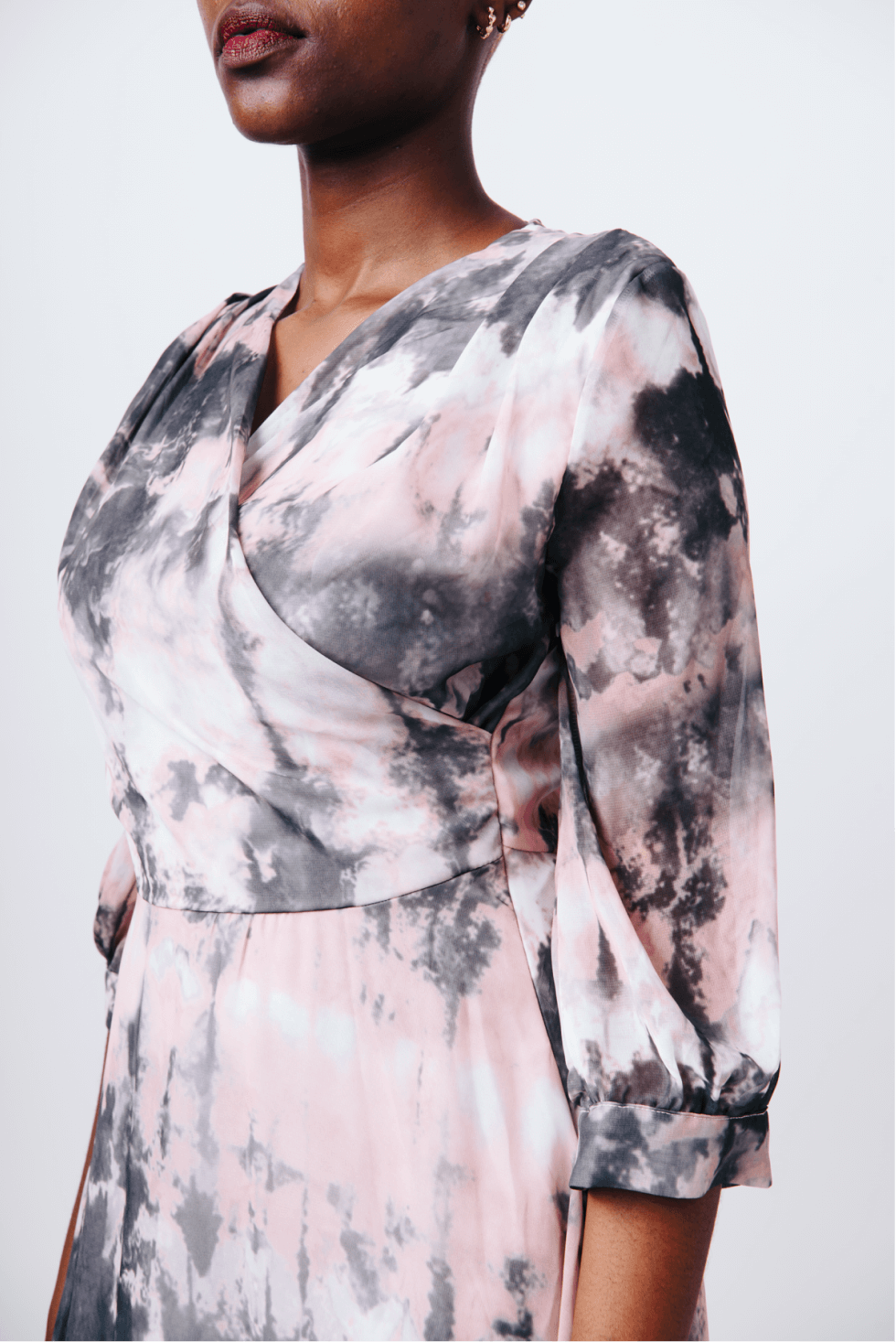 Shop Tie Dye Effect Wrap Dress by The Fashion Frenzy on Arrai. Discover stylish, affordable clothing, jewelry, handbags and unique handmade pieces from top Kenyan & African fashion brands prioritising sustainability and quality craftsmanship.