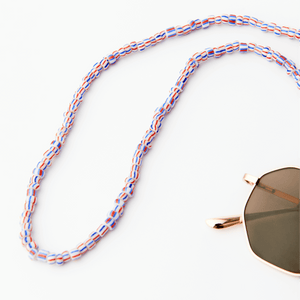 Shop The Katia Sunglasses Cord by Soluna Collections on Arrai. Discover stylish, affordable clothing, jewelry, handbags and unique handmade pieces from top Kenyan & African fashion brands prioritising sustainability and quality craftsmanship.