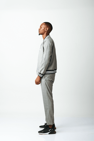 Shop Bomber Suit by Genteel on Arrai. Discover stylish, affordable clothing, jewelry, handbags and unique handmade pieces from top Kenyan & African fashion brands prioritising sustainability and quality craftsmanship.
