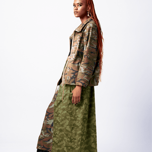Shop Skari Cargo Skirt by Bonkerz on Arrai. Discover stylish, affordable clothing, jewelry, handbags and unique handmade pieces from top Kenyan & African fashion brands prioritising sustainability and quality craftsmanship.