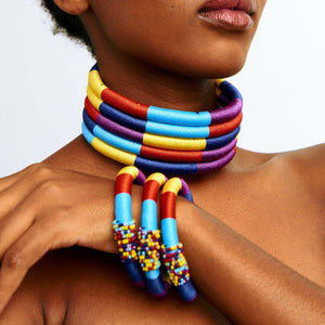 Shop Wendo Choker by Epica Jewellery on Arrai. Discover stylish, affordable clothing, jewelry, handbags and unique handmade pieces from top Kenyan & African fashion brands prioritising sustainability and quality craftsmanship.