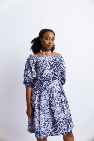 Shop Kenio Puff Sleeves Printed Skater by The Fashion Frenzy on Arrai. Discover stylish, affordable clothing, jewelry, handbags and unique handmade pieces from top Kenyan & African fashion brands prioritising sustainability and quality craftsmanship.