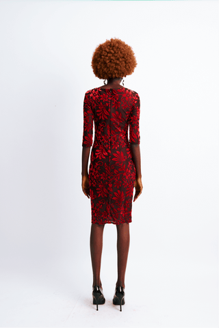 Shop Red Printed Bodycon Dress by The Fashion Frenzy on Arrai. Discover stylish, affordable clothing, jewelry, handbags and unique handmade pieces from top Kenyan & African fashion brands prioritising sustainability and quality craftsmanship.