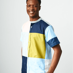 Shop Off-Cut Shirt by Genteel on Arrai. Discover stylish, affordable clothing, jewelry, handbags and unique handmade pieces from top Kenyan & African fashion brands prioritising sustainability and quality craftsmanship.