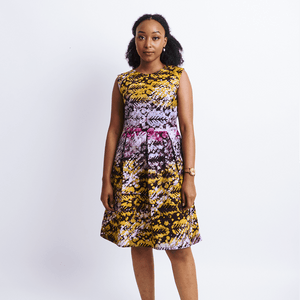 Shop Wendo Multicoloured Print Skater by The Fashion Frenzy on Arrai. Discover stylish, affordable clothing, jewelry, handbags and unique handmade pieces from top Kenyan & African fashion brands prioritising sustainability and quality craftsmanship.