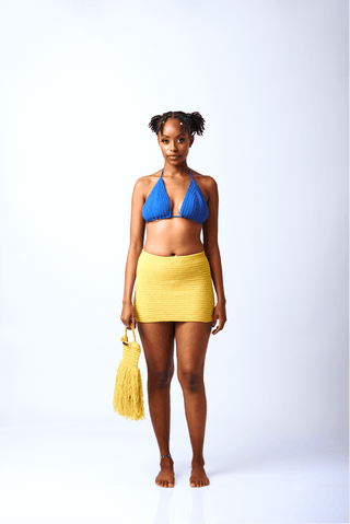 Shop Mora Crochet Mini Skirt by Olisa Kenya on Arrai. Discover stylish, affordable clothing, jewelry, handbags and unique handmade pieces from top Kenyan & African fashion brands prioritising sustainability and quality craftsmanship.